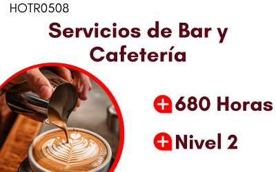 HOTR0508–Servicios de bar y cafetería (680 horas)