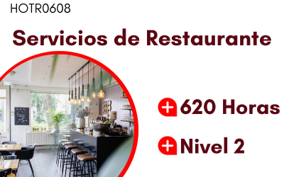 HOTR0608–Servicios de restaurante (620 horas)