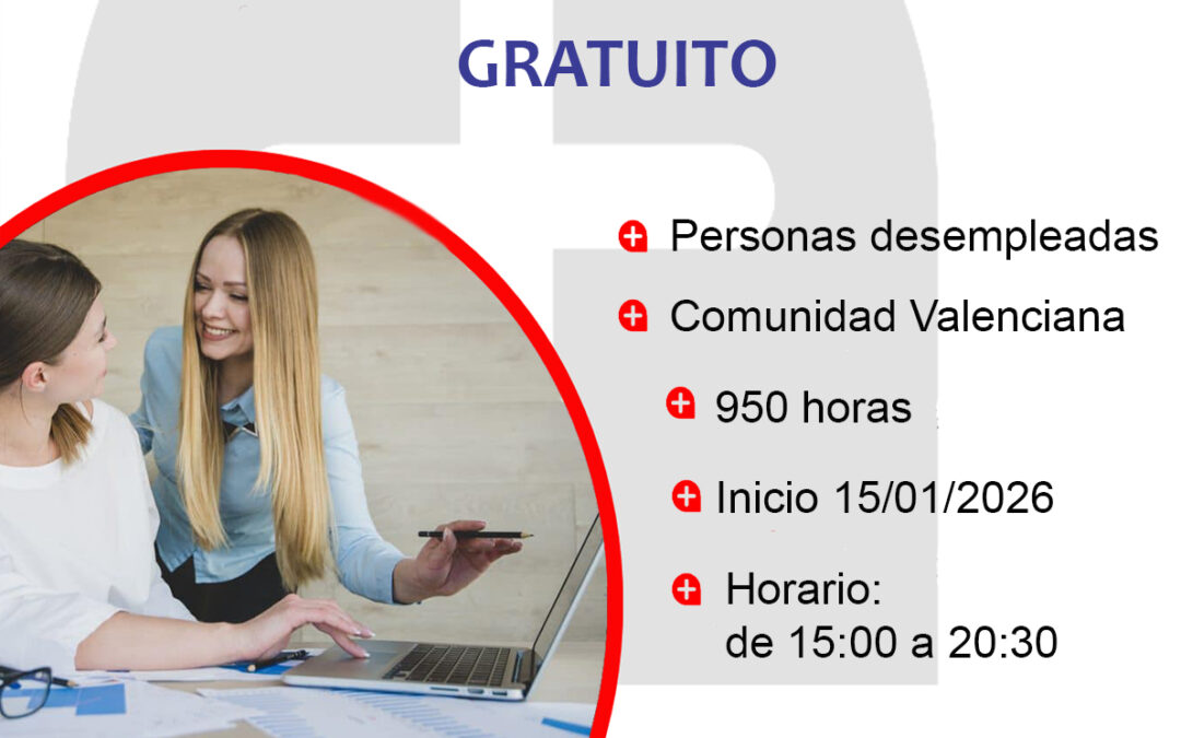 ADGD0308: Actividades de gestión administrativa (950H)
